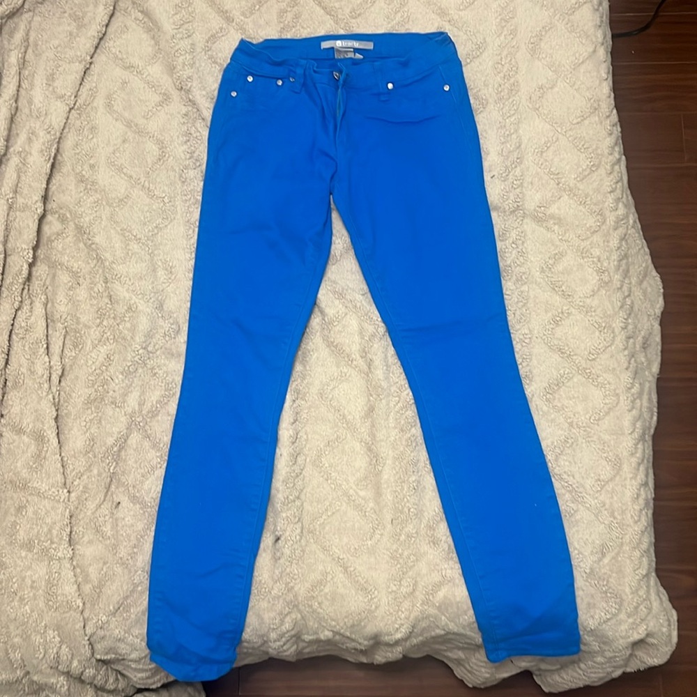 mid high skinny jeans
